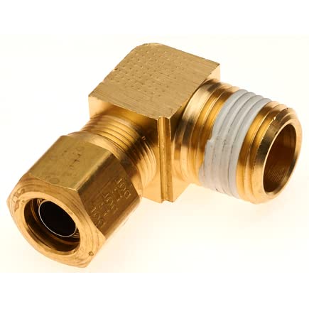 GATES G32104-1212 Air Brake to Male Pipe - 90 (Nylon Tubing Compression) G32104-1212