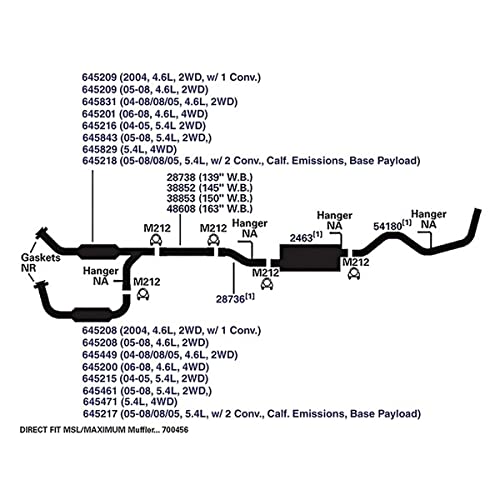 AP EXHAUST 28736 AP Exhaust Products 28736 Exhaust Pipe