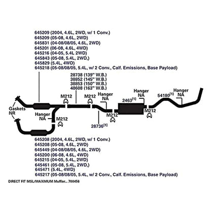 AP EXHAUST 28736 AP Exhaust Products 28736 Exhaust Pipe