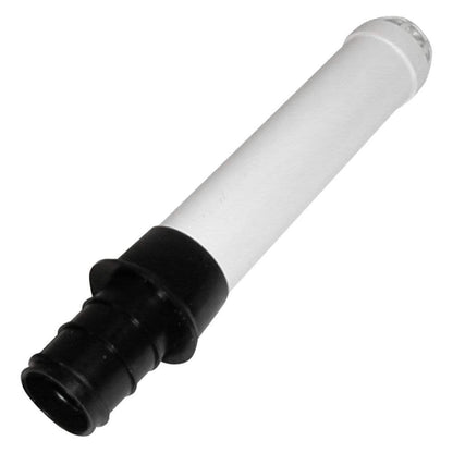 T-H MARINE ODT-2-DP T-H Marine Overflow Drain Tube - 18 in Straight with Screen - Fits 1-1/2 in Thru-Hulls (1-5/8in OD Boot) - Livewell and Baitwell Drain Tube - PVC - Easy Pull Top Removal