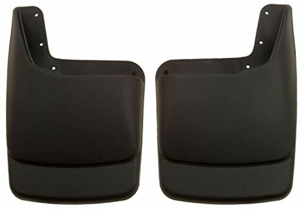Husky Liners 57581 Husky Liners - Rear Mud Guards – 2003-2010 Ford F-250/F-350 Super Duty w/Single Rear Wheels & OE Fender Flares, Rear Set - Black, 2 Pc. – 57581