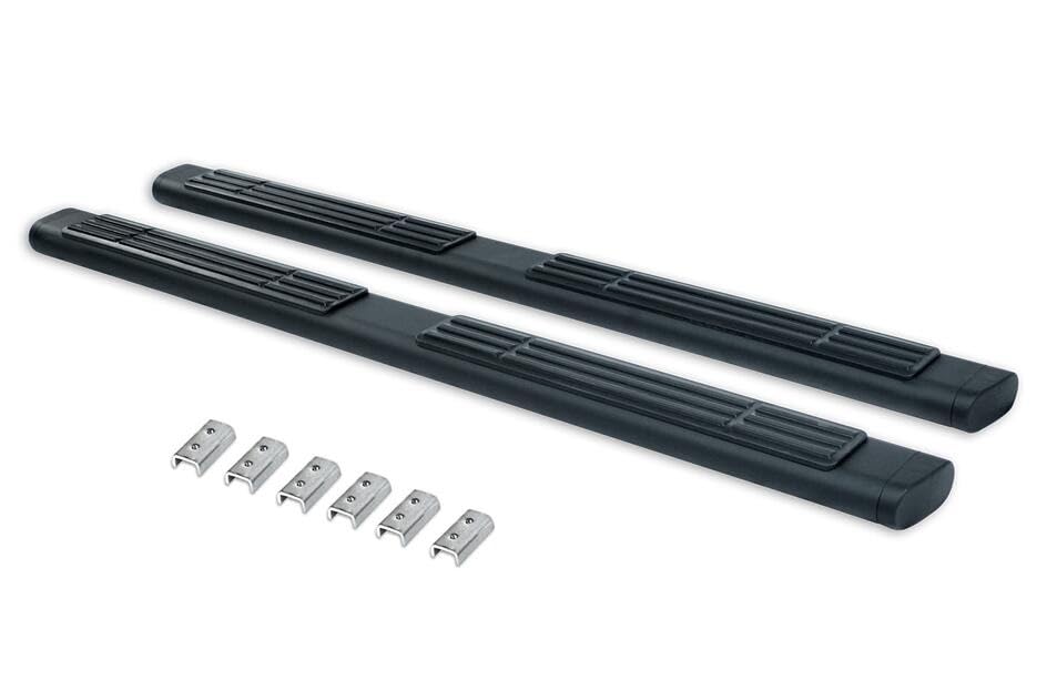 GO RHINO 686415587T Go Rhino 6" OE Xtreme Sidesteps & Brackets | Galvanized Steel, Textured Black | 686415587T | Fits 2015-2024 Ford F-150 Super Crew; 2017-2024 Ford F-150 Raptor Super Crew & Others (See Description)