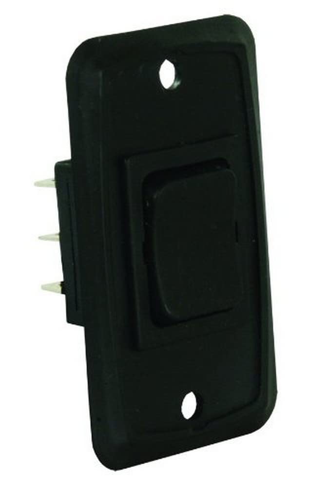JR PRODUCTS 12825 JR Products 12825 Black DPDT Mom-On/Off/Mom-On Switch