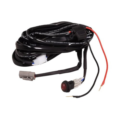 TRAILFX WRHRNSS3 TrailFX Light Bar Wiring Harness, Replacement Wiring Harness for TrailFX Double Row LED Light Bars or 30 Inch or More Single Row Light Bar, 9.4 Foot, Waterproof Deutsch Connector, 30A Fuse, 12V Relay