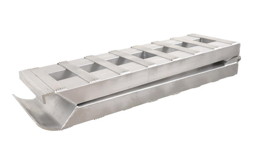 GEN-Y HITCH GH-102595 GEN-Y Hitch GH-102595 Heavy Duty Foldable Aluminum Loading Ramps for Motorcycle, Dirt Bike, Golf Cart, UTV, ATV - 8FT Length, Folds to 4FT - 6,000 LB Max Load per Pair