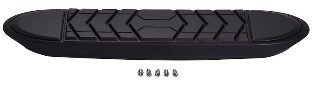 TRAILFX WSP009KIT TrailFX WSP009KIT Nerf Bar Pad Replacement, for 5 Inch TrailFX Oval Straight Bars, Black Plastic Step Pad, Installation Clips Included