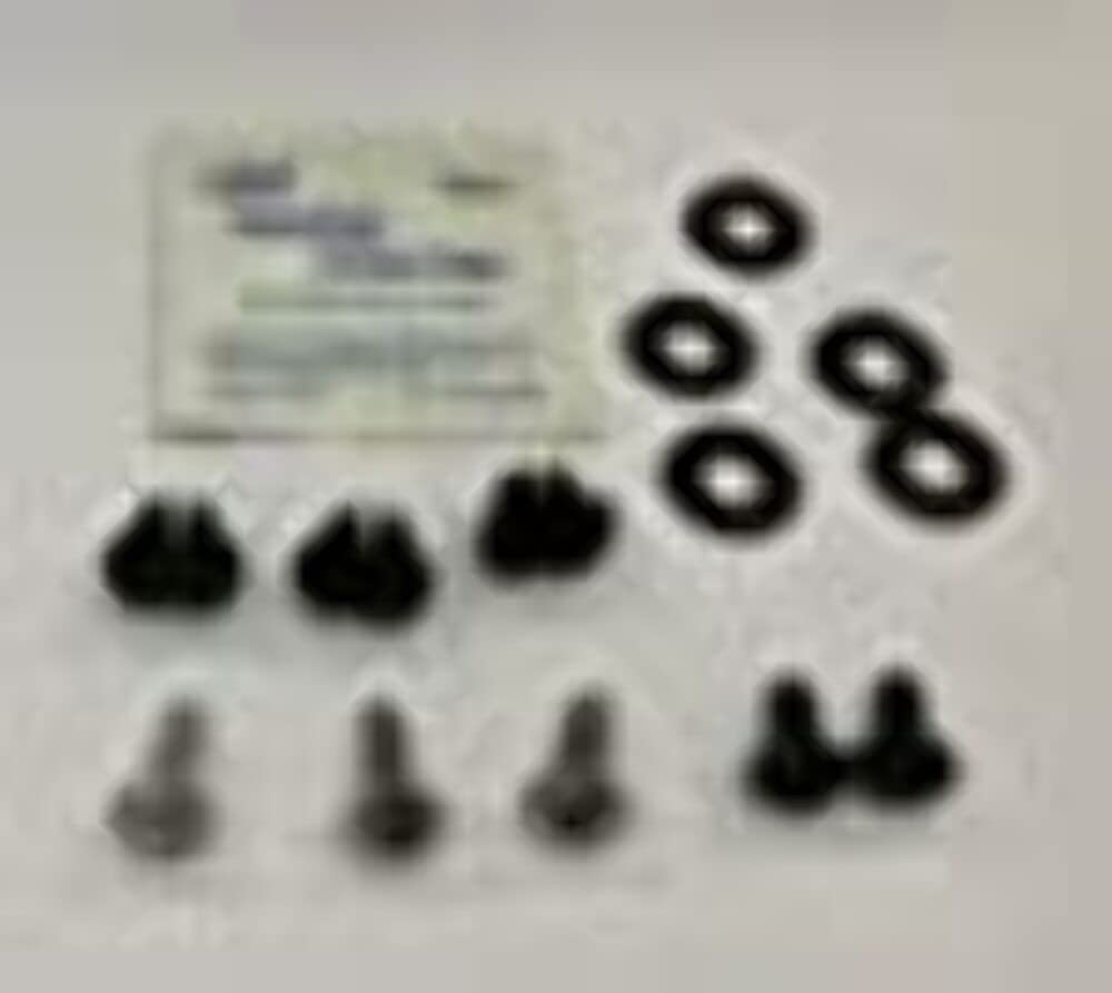TRAILFX RH8490H TrailFX RH8490H Bug Shield Mounting Hardware Kit OE Replacement Parts for TrailFX Hood Shields Steel Brackets Stainless Steel Screws Rubber Bump Stops
