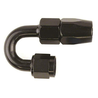 SPEEDFX 520680BK Speedfx 520680BK -6AN X 180 BLK PUSH-ON HOSE END