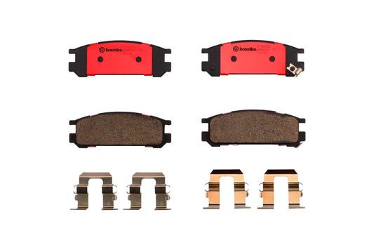 BREMBO P78005N Brembo P78005N Premium Ceramic Rear Disc Brake Pad Set SUBARU OE# 26296PA040