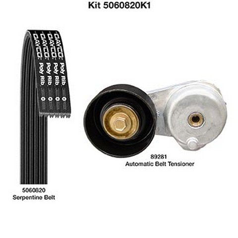Dayco 5060820K1 PIPE TO RESERVOIR HVAC Heater Hose P/N:88470