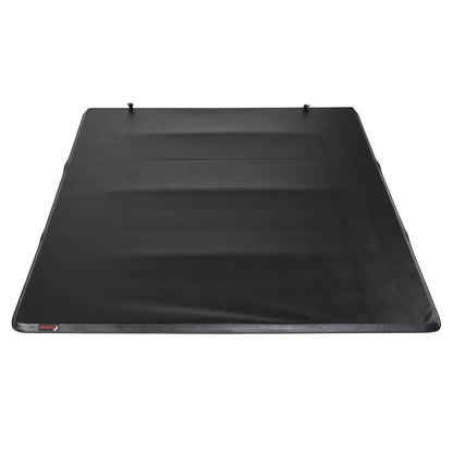 TRAILFX TFX4008 TrailFX Soft Tri-Fold Tonneau Cover Fits 2022-2025 Nissan Frontier Factory Bed Rail Caps Soft Folding Lockable via Tailgate Handle Lock Black Vinyl with Aluminum Rails Clamp-On Installation