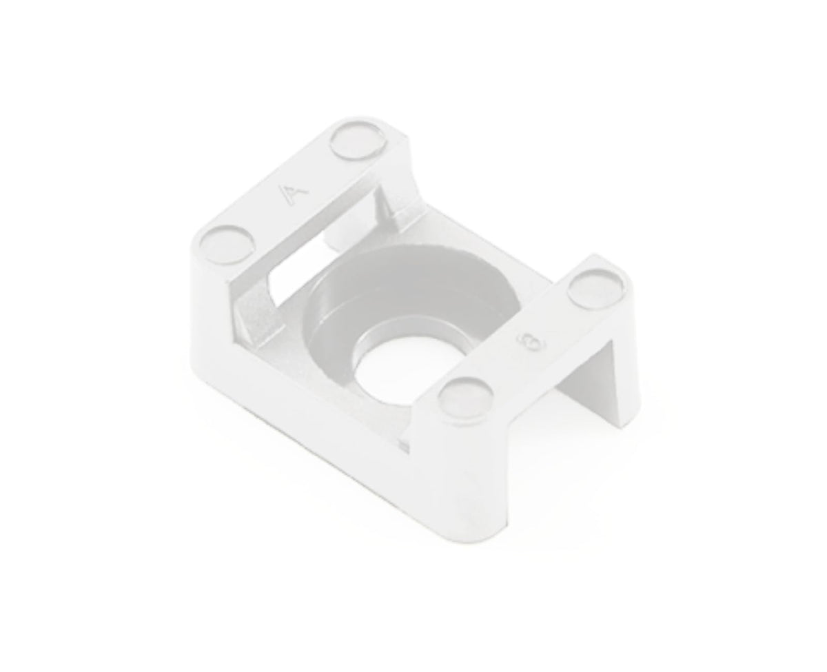 PACER CTM2S8-100 Natural Color Pacer Screw Mount Cable Tie - #8 Screw Method - 100 Pack