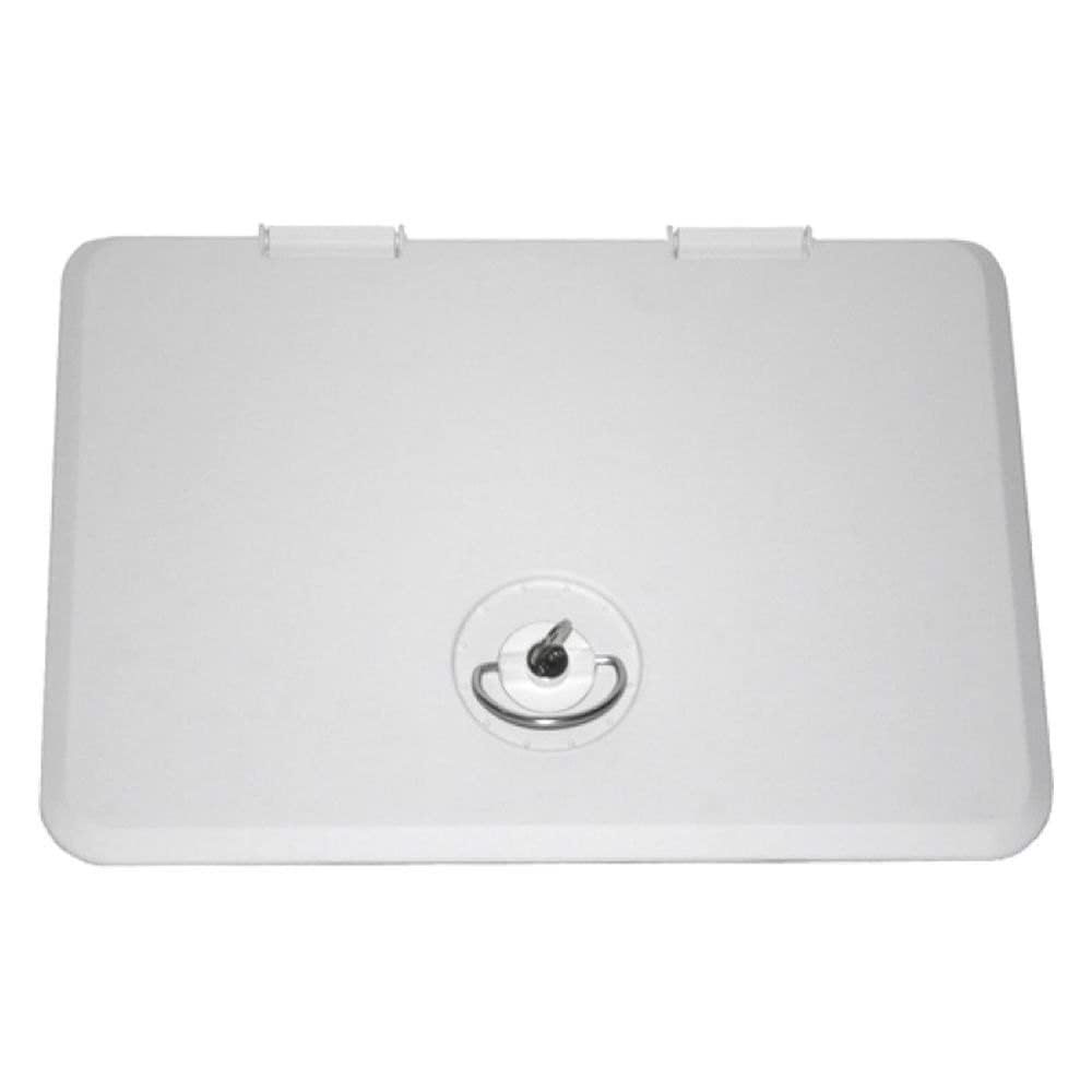 T-H MARINE HATL-1115-2-DP T & H Marine Supplies 11" X 15" Locking Hatch - White,HATL-1115-2-DP