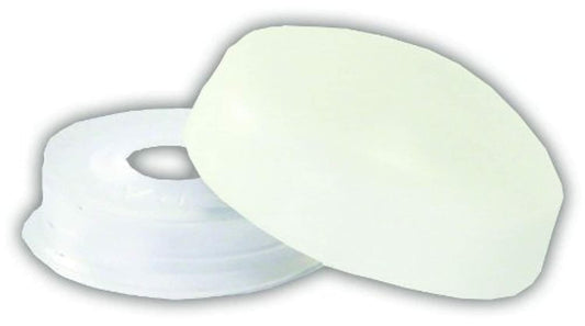 JR PRODUCTS 20375 JR Products 20375 Screw Covers, Pack of 14 - White