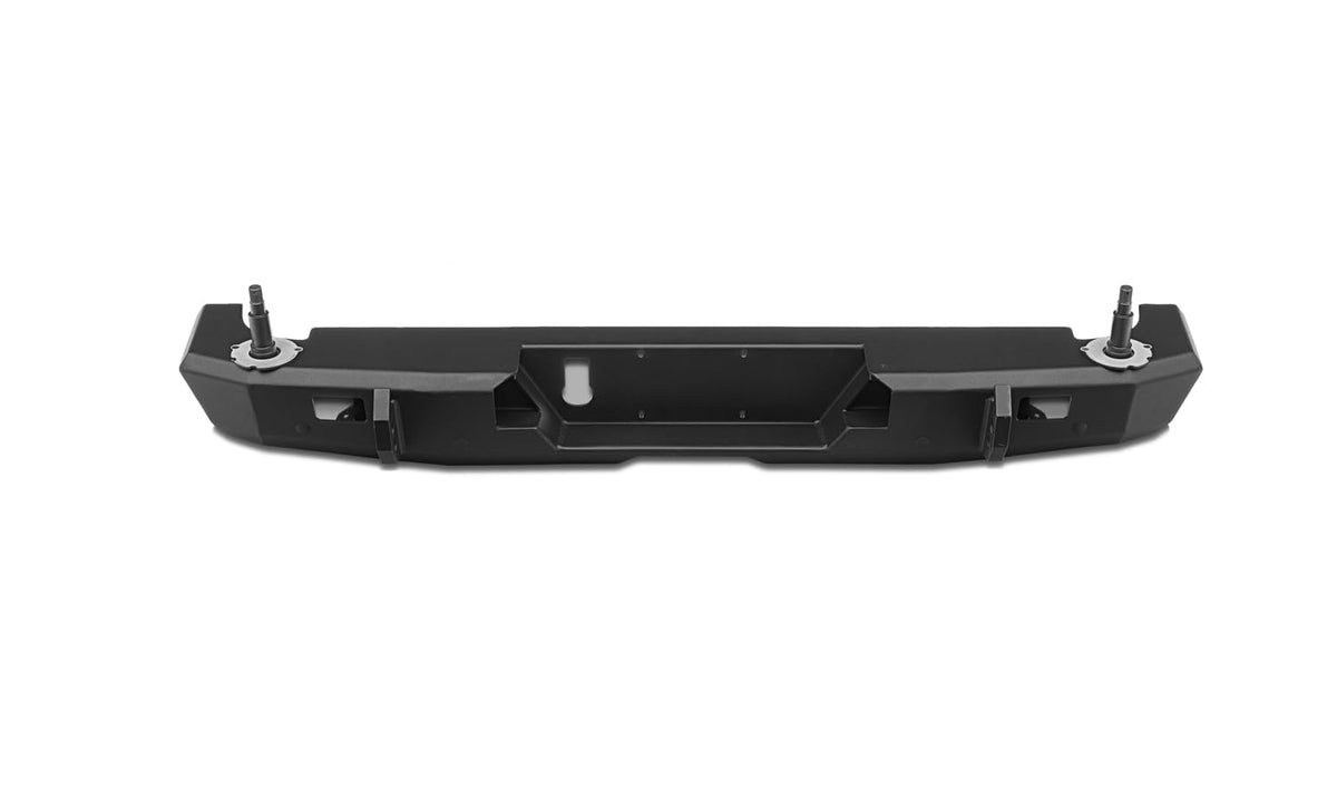 RUGGED RIDGE 11540.38 Rugged Ridge WingMate Rear Bumper for Jeep Gladiator JT | Accommodates Swingout Tire Carrier, Dual Pivot Points, 3/16" Steel, Textured Black | 11540.38 | Fits 2020-2024 Jeep Gladiator JT