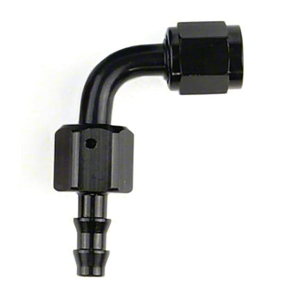 SPEEDFX 520690BK Speedfx 520690BK -6AN X 90 BLK PUSH-ON HOSE END