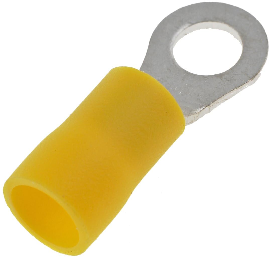 DORMAN 85414 Dorman 85414: 12-10 Gauge Ring Terminal, No. 10, Yellow