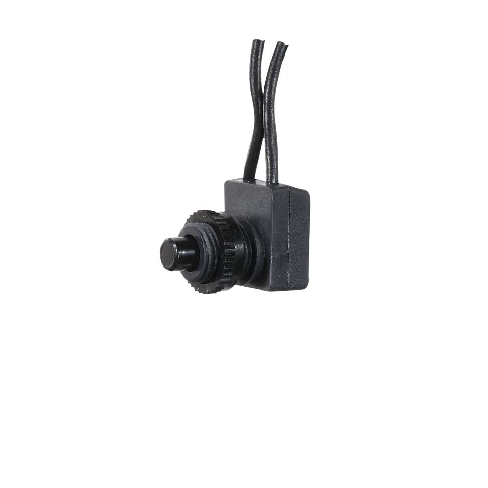 RV DESIGNER S741 RV Designer S741 - Push Button On/Off Vent Switch w/ 4.5" Leads 3 A 125 VAC