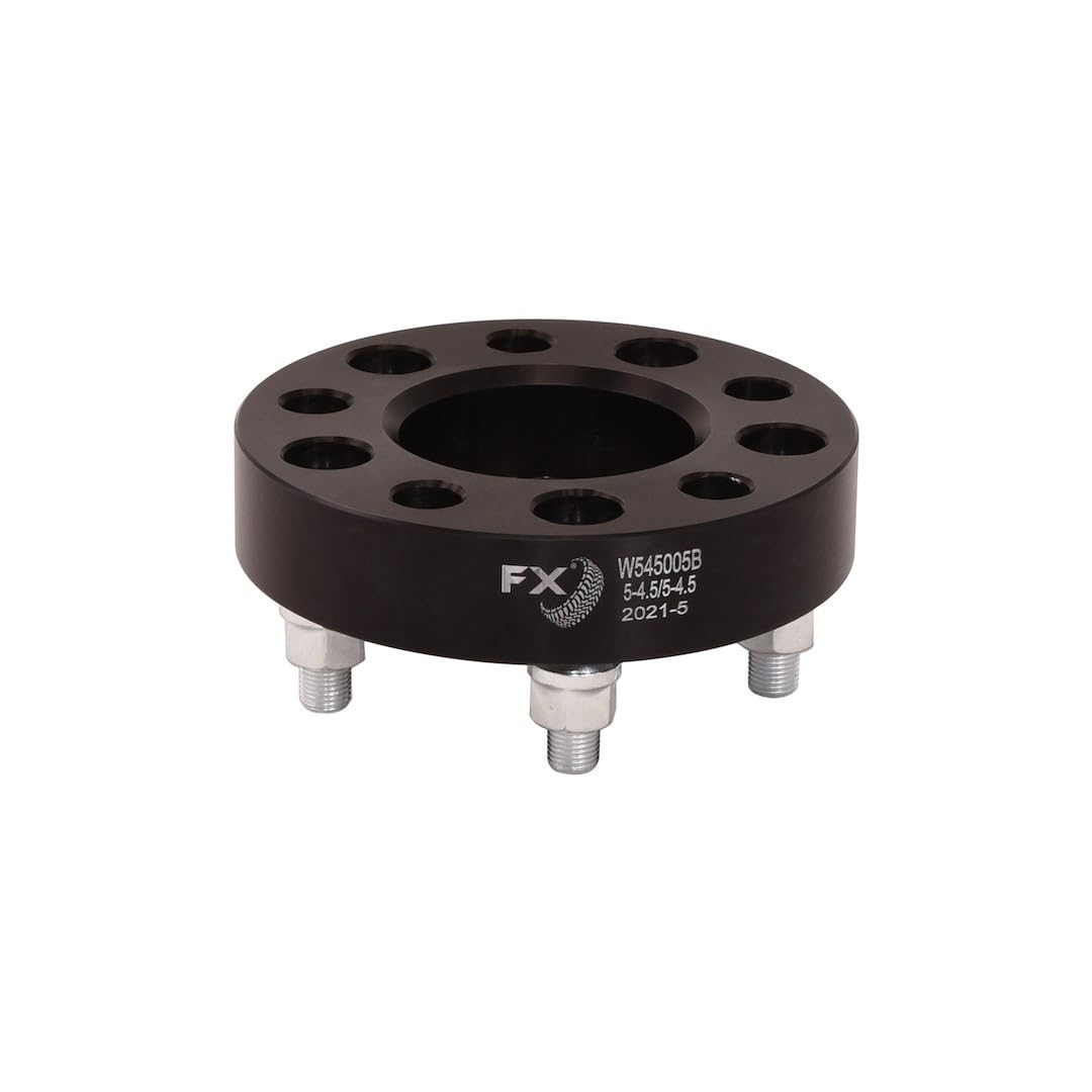TRAILFX W545005B Trailfx W545005B HUB CENT WHL SPCR BLK 5X4.5 1/2' LU