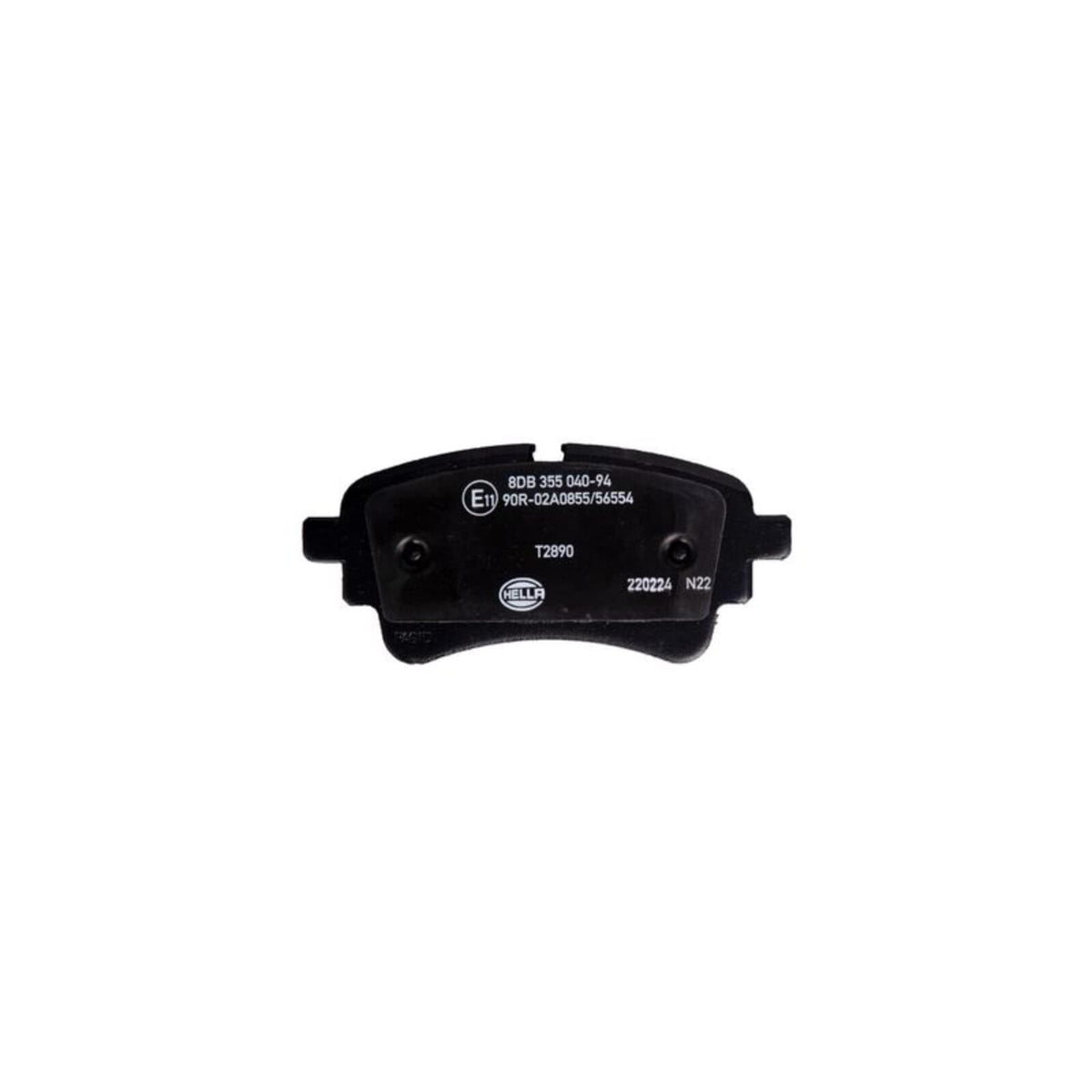HELLA 355040941 HELLA 8DB 355 040-941 Brake Pads – Prepared for Wear Warning Indicator – T2890 – for Audi/VW