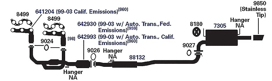 AP EXHAUST 642993 Ap Exhaust 642993 DIRECT FIT CATALYTIC CONVERTER