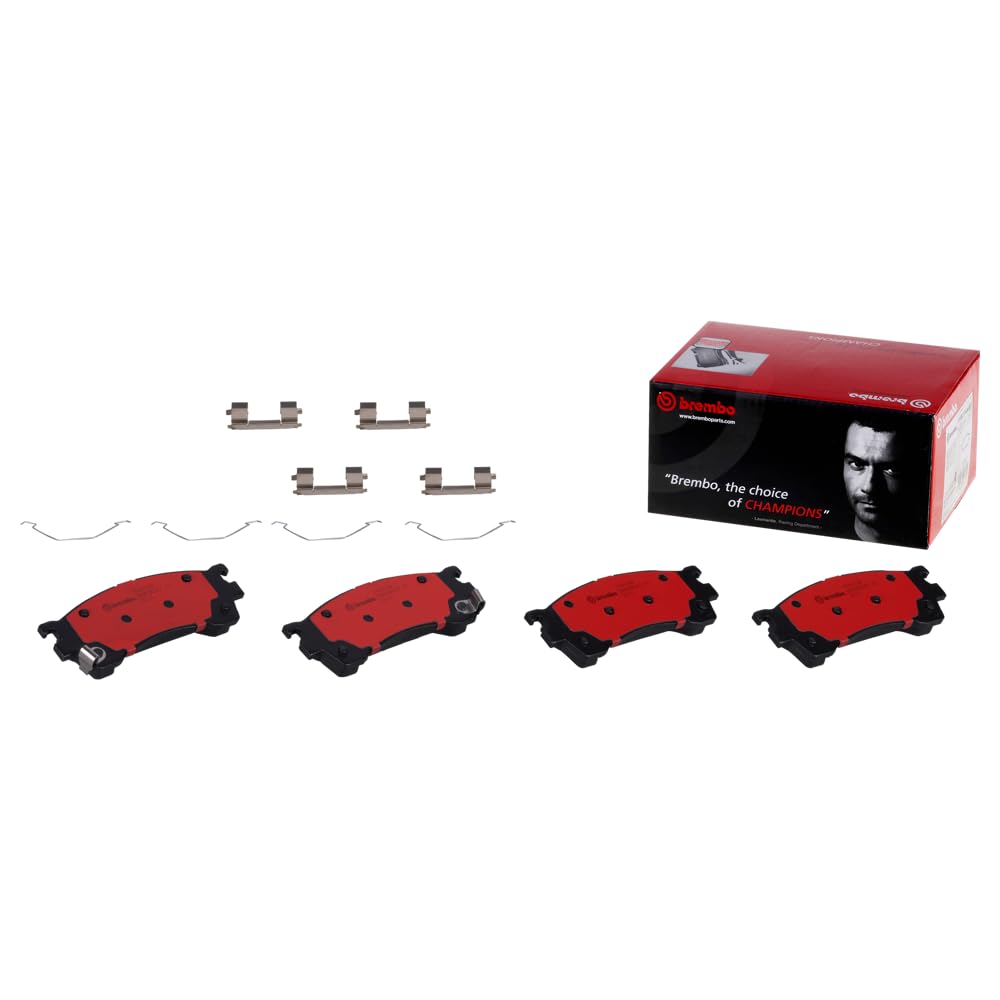 BREMBO P49023N Brembo P49023N Premium Ceramic Front Disc Brake Pad Set EUNOS/FORD AUSTRALIA/FORD USA/HAIMA (FAW)/MAZDA OE# G5Y63328ZB