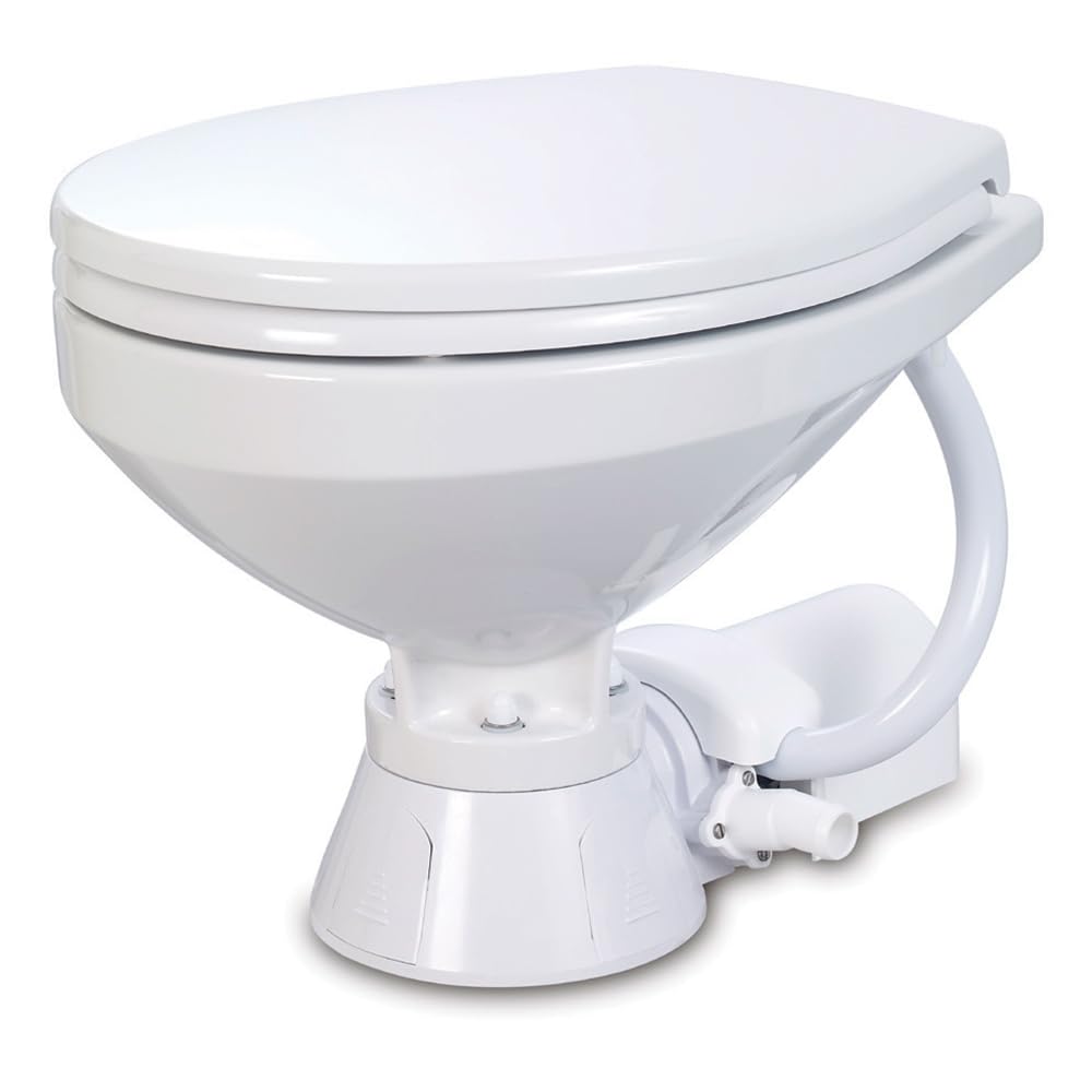 JABSCO 37010-4094 Jabsco 37010-4094 Electric Marine Toilet Regular Bowl 24 Volt Boating Head