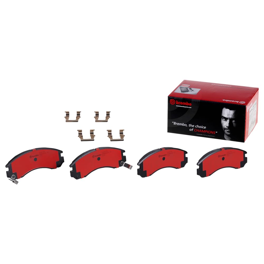 BREMBO P54017N Brembo P54017N Premium Ceramic Front Disc Brake Pad Set CHANGFENG/CITROËN/MITSUBISHI/MITSUBISHI (BJC)/PEUGEOT OE# 4605A730