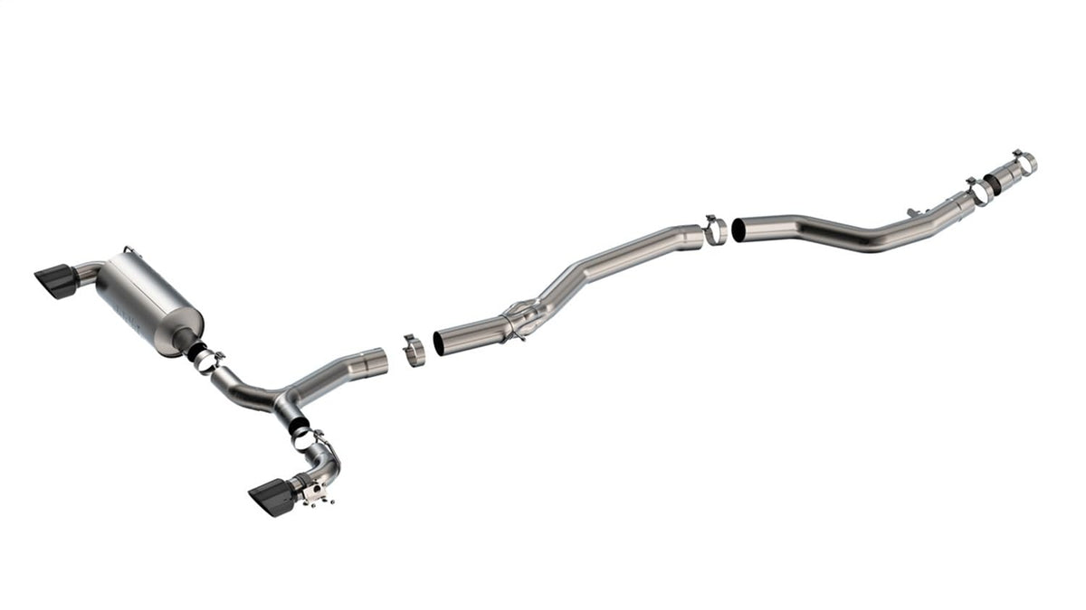 BORLA 140826BC Borla 20-25 Toyota GR Supra ATAK Cat-Back Exhaust System w/Black Chrome Tips - 140826BC