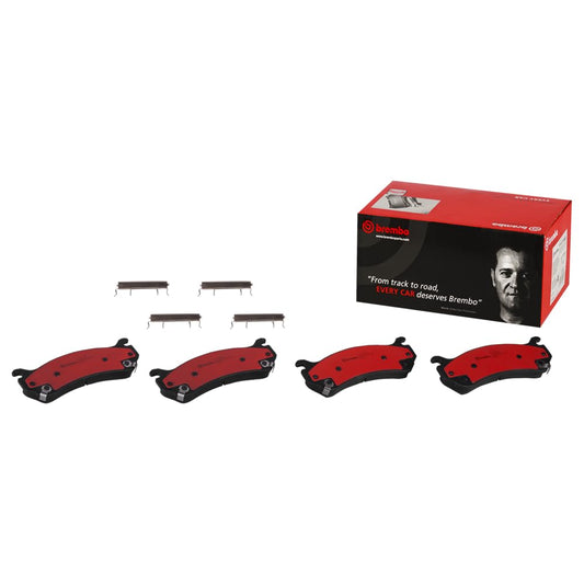 BREMBO P10027N Brembo P10027N Premium Ceramic Front Disc Brake Pad Set CADILLAC/CHEVROLET/GMC/HUMMER OE# 15886462