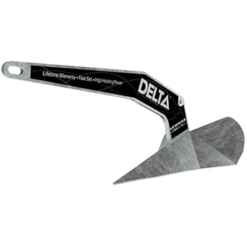 LEWMAR 0057416 Lewmar Galvanized Delta Anchor 16kg/35lbs for Boats 35'-52'