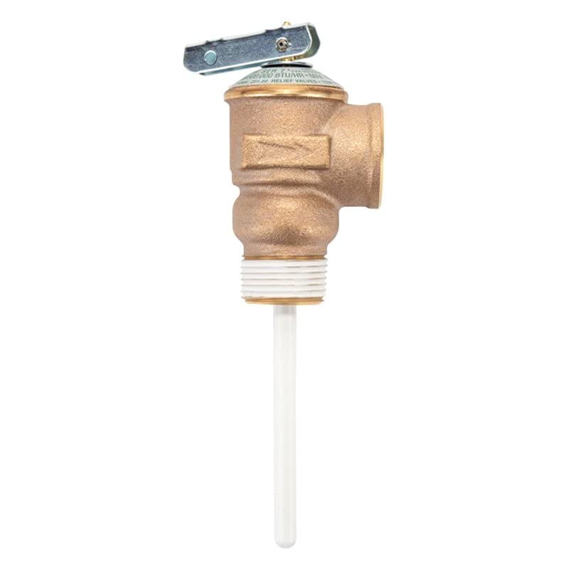 CAMCO 10471 Camco 10471 Propane Hose and Connector (T and P Valve 3/4In with 4In Probe Coated, 150Psi, Bulk)
