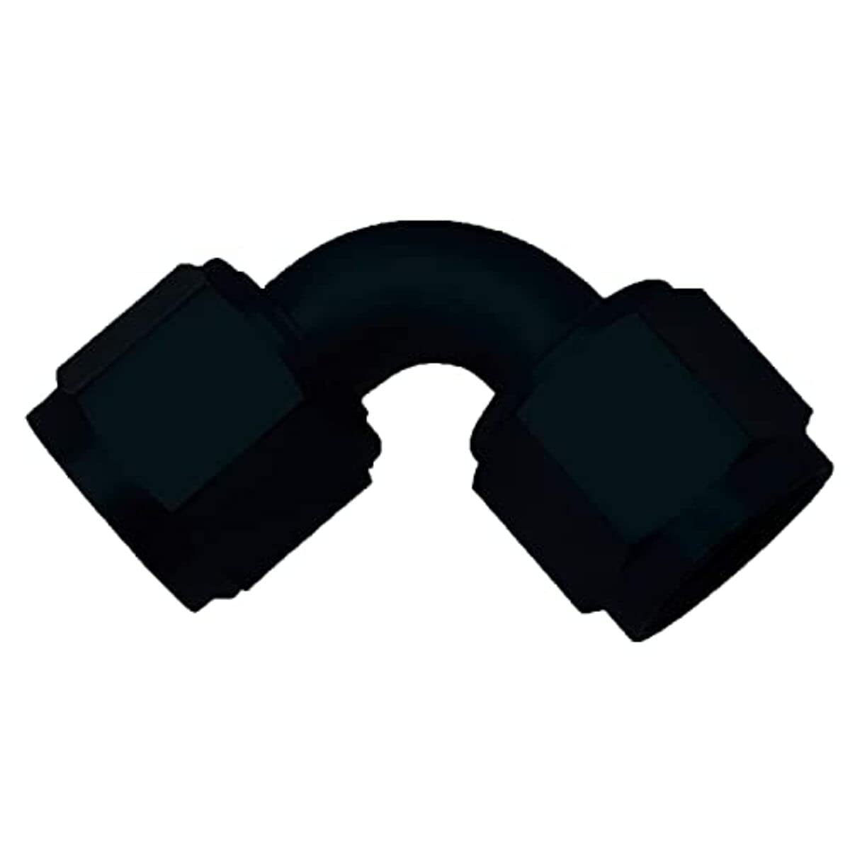 SPEEDFX 560890BK Speedfx 560890BK -8AN 90 BLK SWIVEL COUPLER