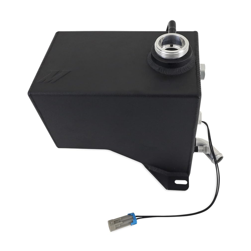 MISHIMOTO MMRT-DMAX-01MWBK Mishimoto Aluminum Degas Tank, Chevy/GMC 6.6L Duramax 2001-2007, Black