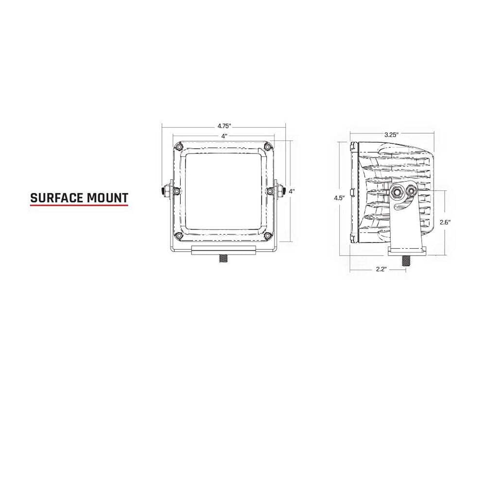 Rigid Industries 322613 RIGID INDUSTRIES D-XL PRO LED Light Pods Driving Pair