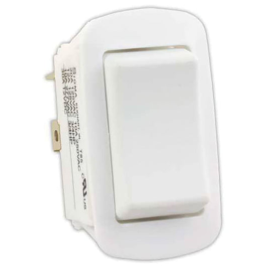 JR PRODUCTS 13995 JR Products 13995 White Water Resistant Momentary-On/Off/Momentary-On Reversing Switch