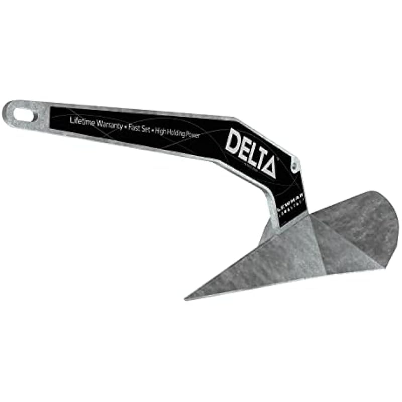 LEWMAR 0057416 Lewmar Galvanized Delta Anchor 16kg/35lbs for Boats 35'-52'