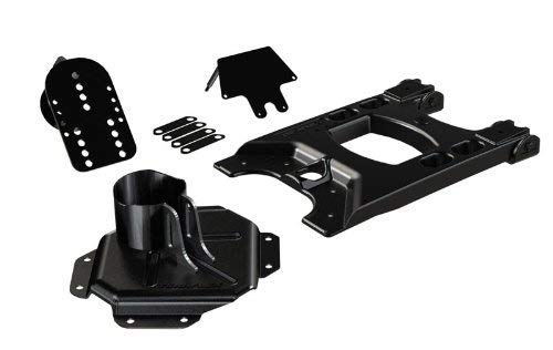 TERAFLEX 4838150 TeraFlex 4838150 JK/JKU Alpha Hinged Carrier & Alpha HD Adjustable Spare Tire Mounting Kit-Complete , black