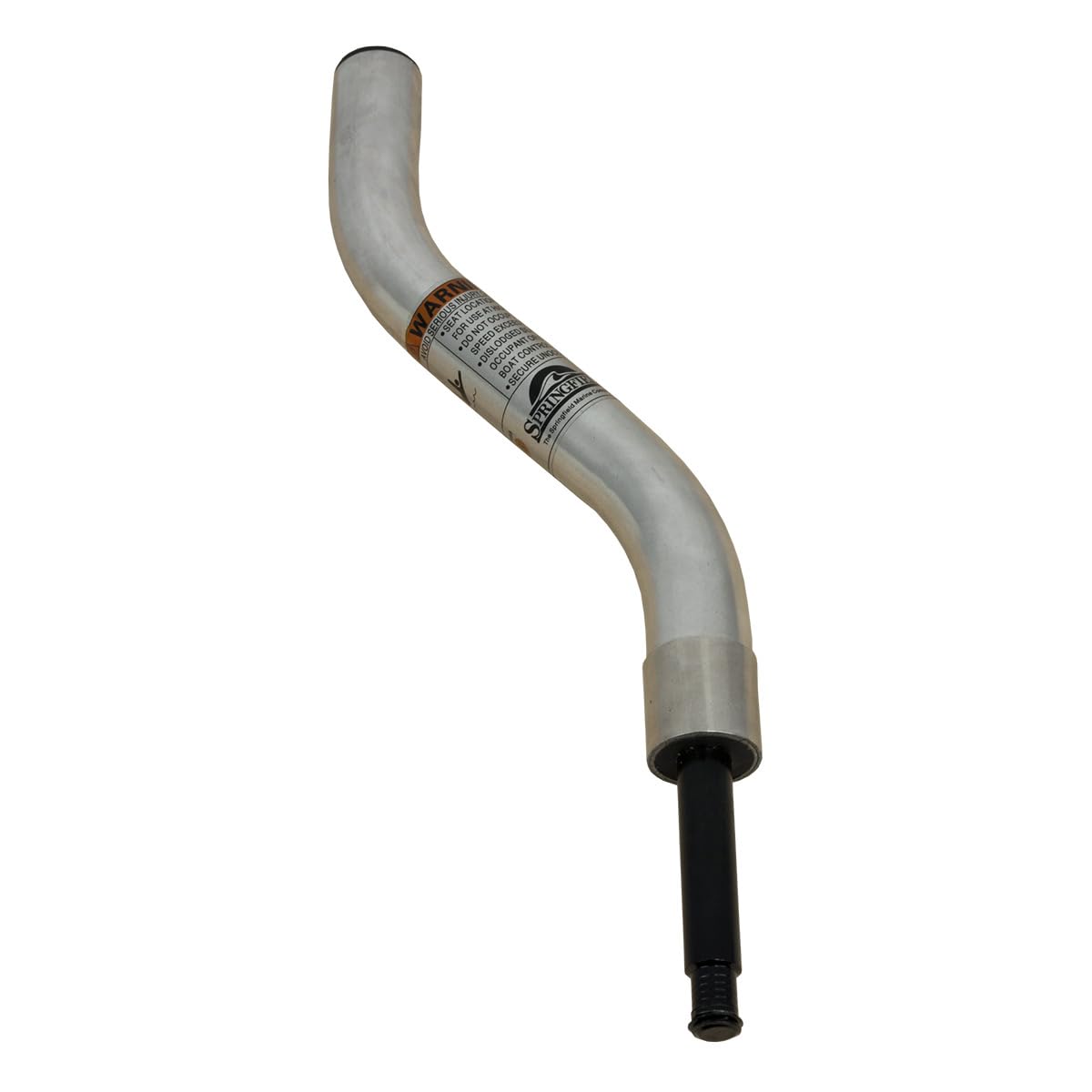 SPRINGFIELD 1630402-CSS Springfield 1630402-CSS Threaded Fixed-Height Offset Post for Kingpin Seat Mounts and Bases - 13", Satin Finish