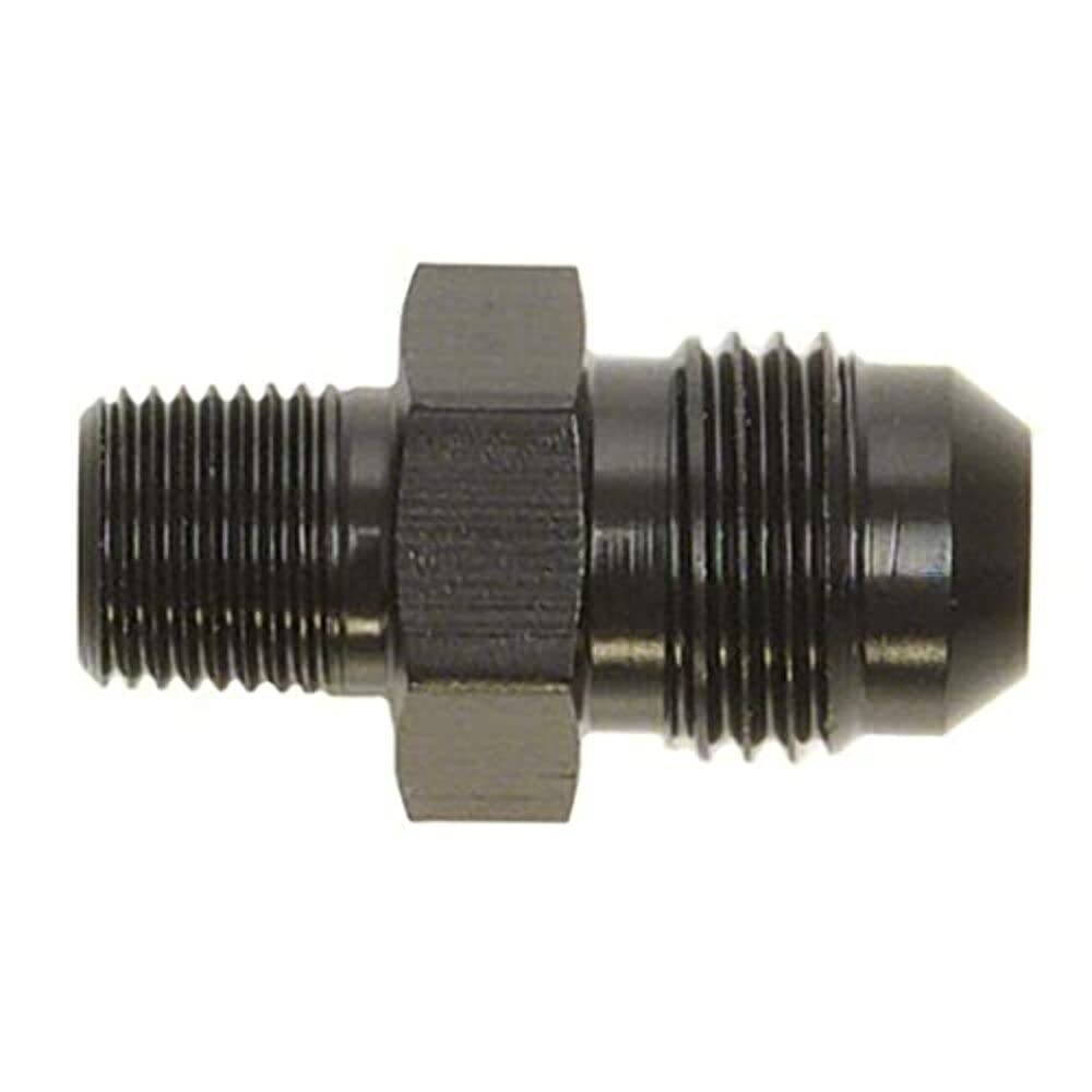 SPEEDFX 560496BK Speedfx 560496BK -4AN X1/4NPTF BLK ST FL TO PIPE ADP