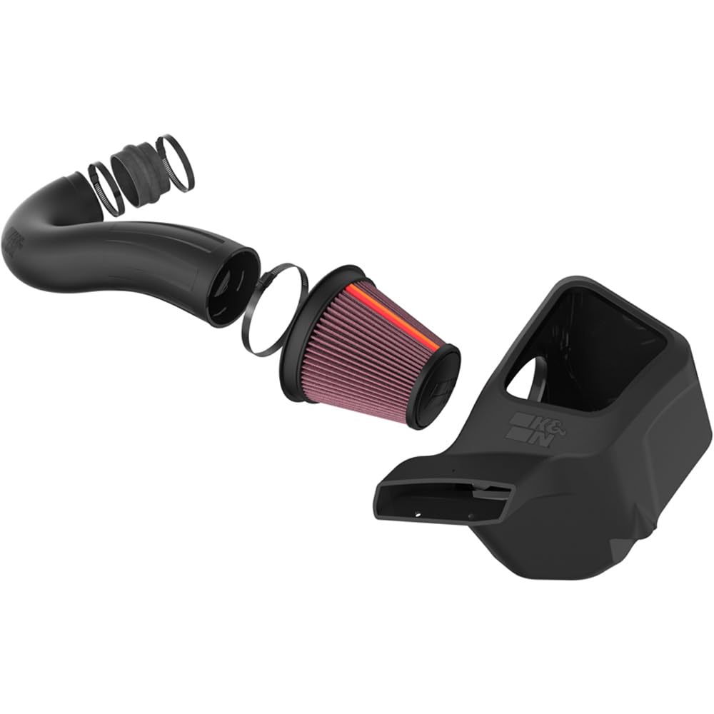 K&N FILTER 50-1563 K&N NextGen Cold Air Intake System: High-Flow Cotton Filter: Compatible with 2011-2026 DODGE/JEEP: Durango, Grand Cherokee, 50-1563