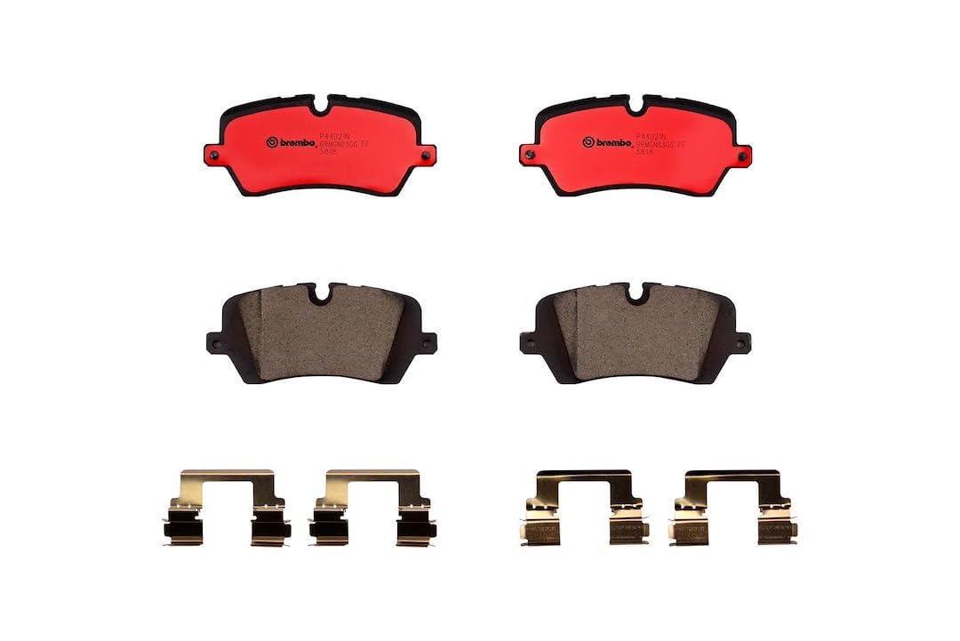 BREMBO P44021N Brembo P44021N Premium Ceramic Rear Disc Brake Pad Set LAND ROVER OE# LR079910