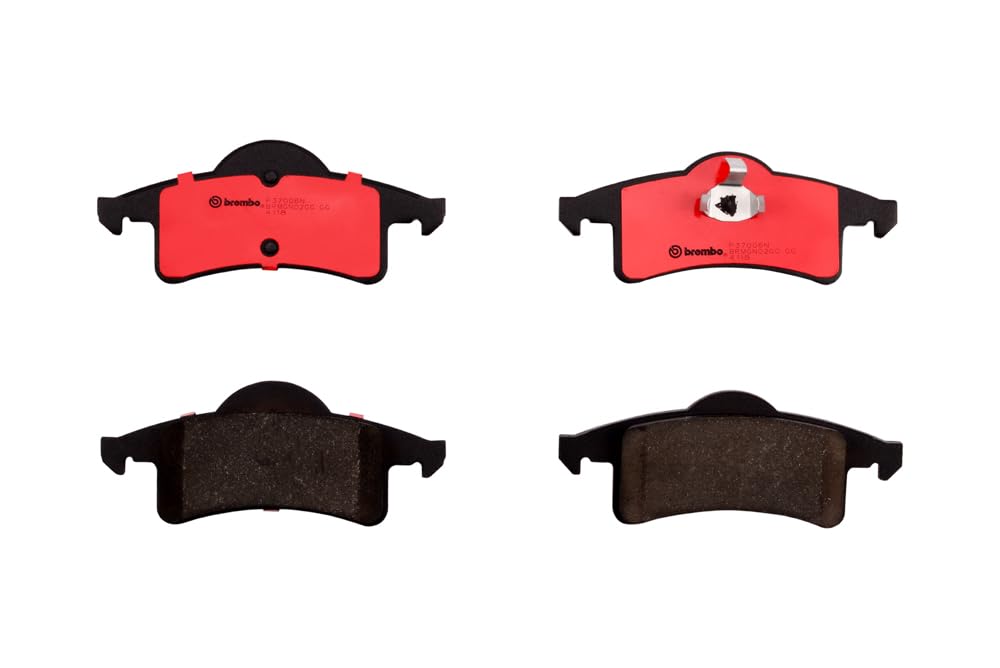 BREMBO P37006N Brembo P37006N Premium Ceramic Rear Disc Brake Pad Set JEEP/JEEP (BJC) OE# 05011970AA