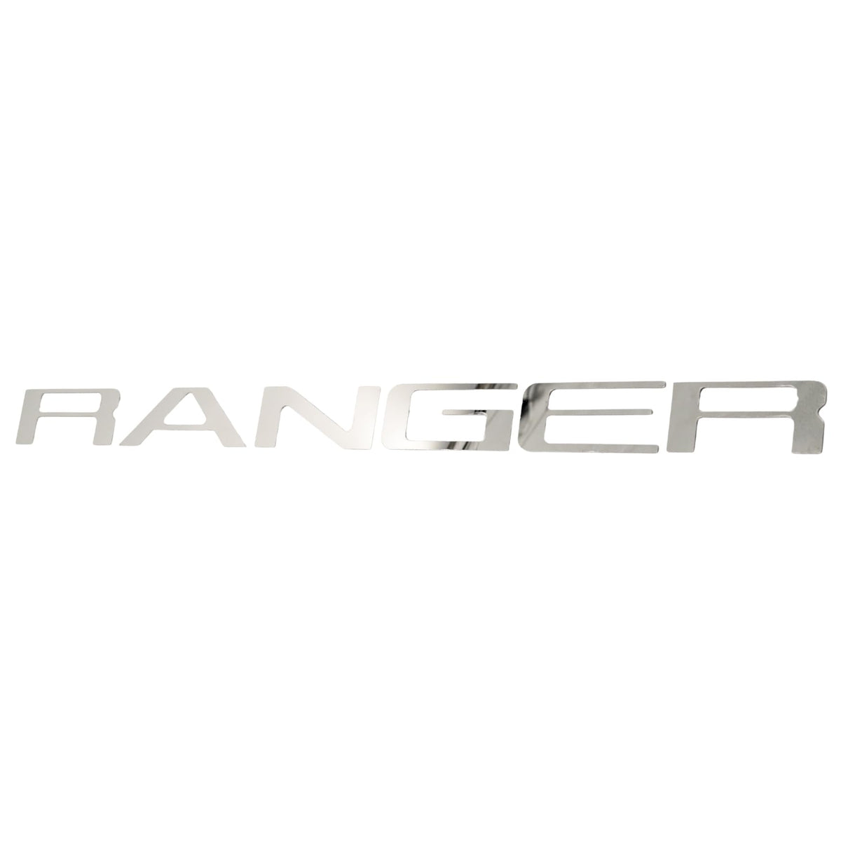 Putco 55563FD Putco Ford Ranger Tailgate Lettering Kit - Stainless Steel - Cut Lettering - Fits Ford Ranger 2024-2027
