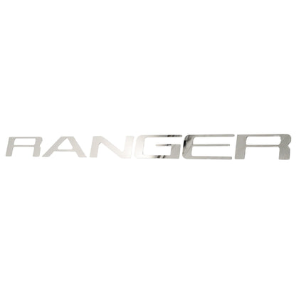 Putco 55563FD Putco Ford Ranger Tailgate Lettering Kit - Stainless Steel - Cut Lettering - Fits Ford Ranger 2024-2027