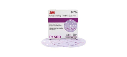 3M 34784 3M MMM-34784 Hookit Purple Finishing Film Abrasive Disc