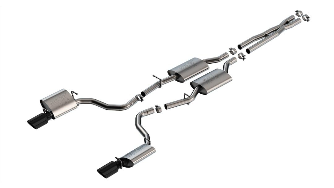BORLA 140918BC Borla 19-23 Dodge Charger GT 3.6L V6 RWD ATAK Catback Exhaust - Black Chrome Tips