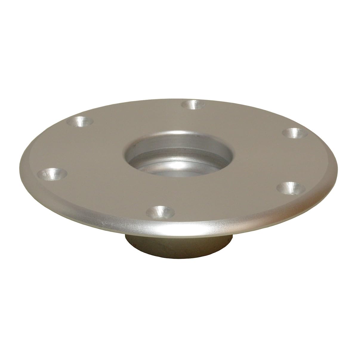 SPRINGFIELD 1660017 Springfield 1660017 Stowable 2-3/8" Table Base - Anodized Aluminum,Silver
