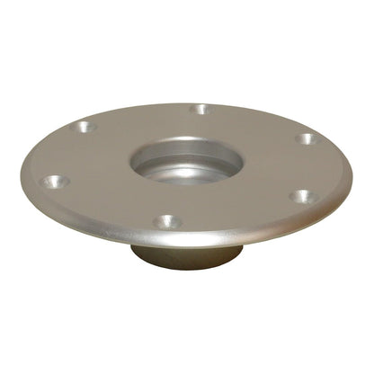 SPRINGFIELD 1660017 Springfield 1660017 Stowable 2-3/8" Table Base - Anodized Aluminum,Silver