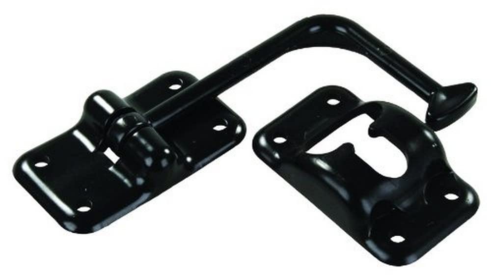 JR PRODUCTS 10625 JR Products 10625 Plastic 90° T-Style Door Holder - Black, 6"